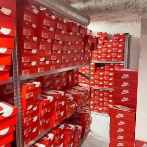 Nike New Shoes Pallet with approximately 450 brand-new adult athletic shoe pairs for wholesale resale