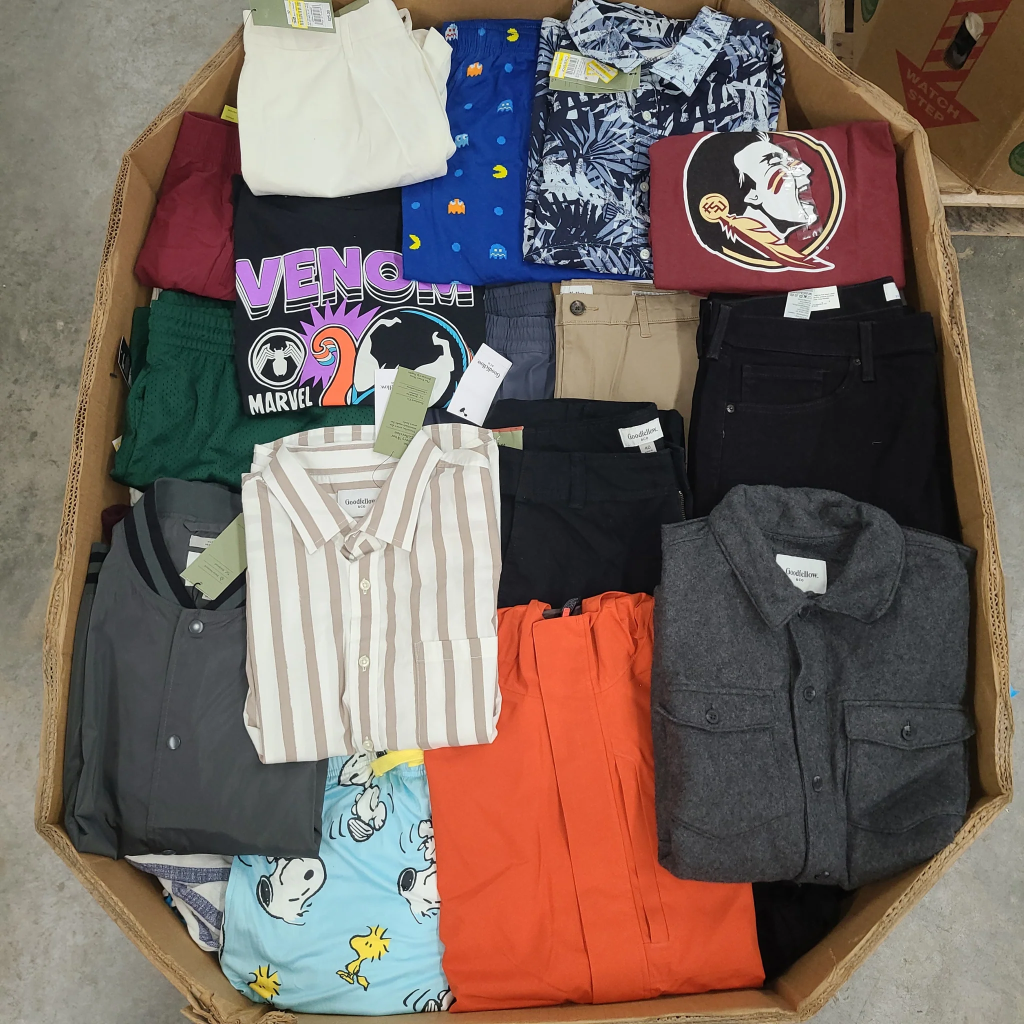 Best Target Men's Clothing Wholesale Pallet – Premium 350–400 Pieces (95% Brand New) - Image 2