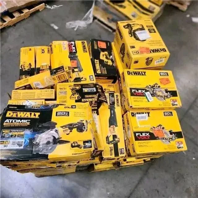 DeWalt Tool Pallet with 60 to 100 brand-new DeWalt power tools, hand tools, batteries, chargers, and accessories