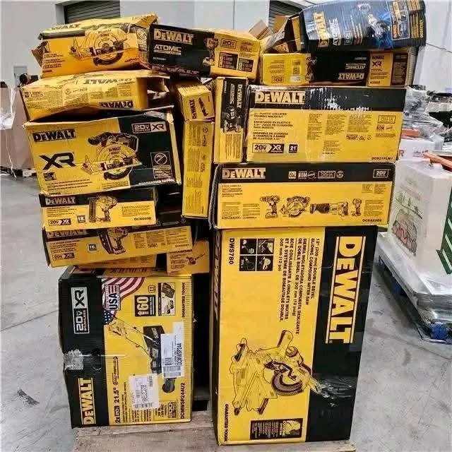 DeWalt Tool Pallet with 60 to 100 brand-new DeWalt power tools, hand tools, batteries, chargers, and accessories