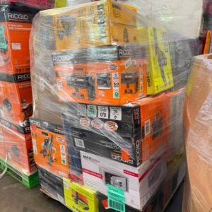 HD Lowe's Mixed Tools Pallet with wholesale power tools, hand tools, hardware, accessories, and home improvement products ready for resale