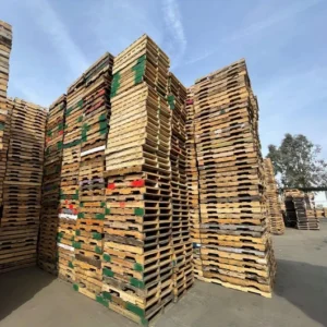 New Heavy-Duty Wood Pallets 48 × 40 with 4-way entry